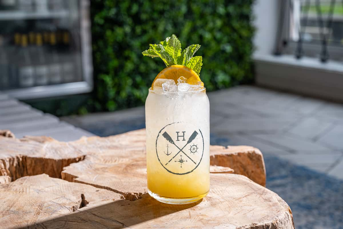 GINGERLY THYMED - Brunch Drinks - The Hampton Social | Coastal Cuisine |  Parker Hospitality