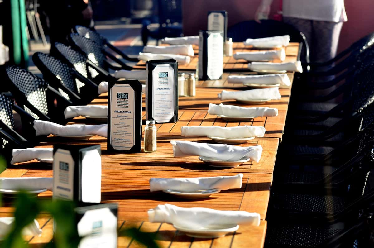 table seating