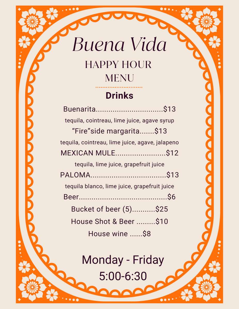Happy Hour Drinks