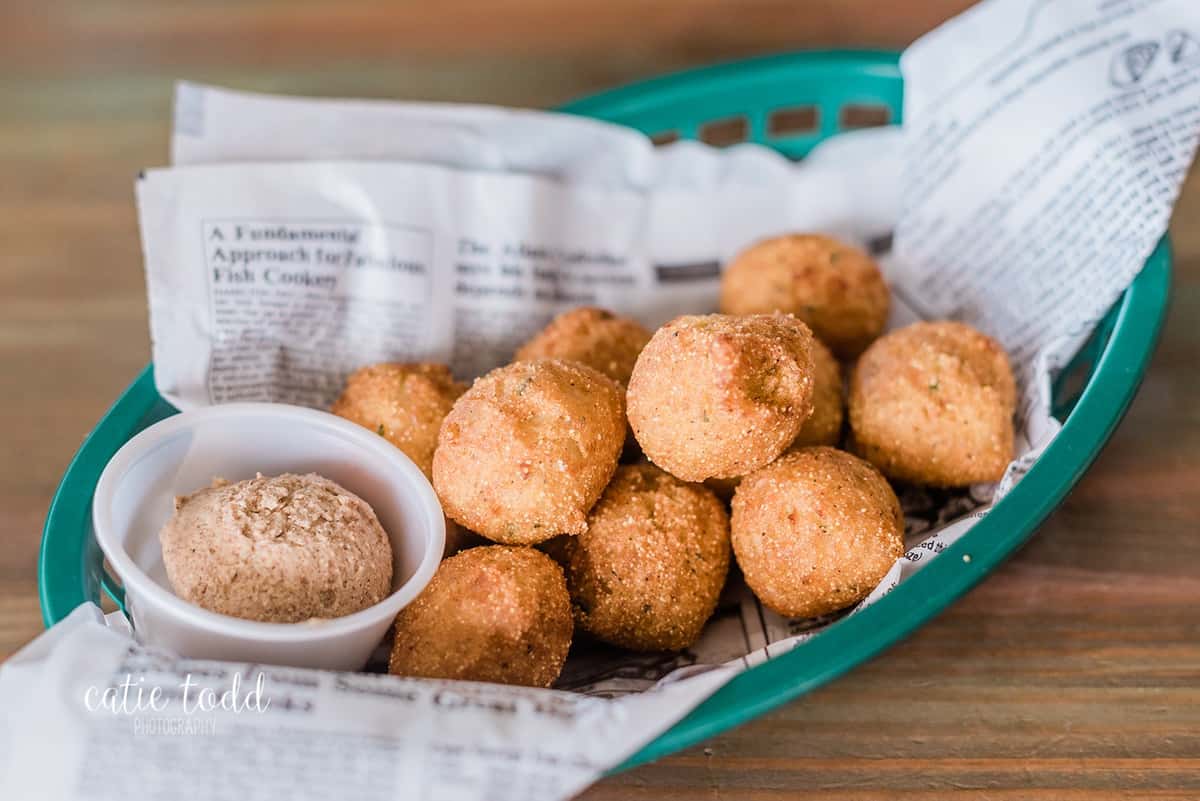 hush puppies nearby