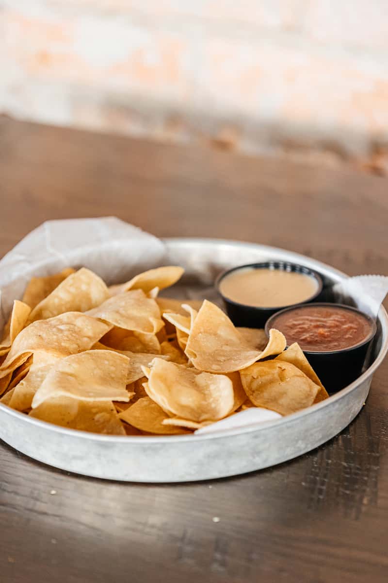 House fried chips and salsa