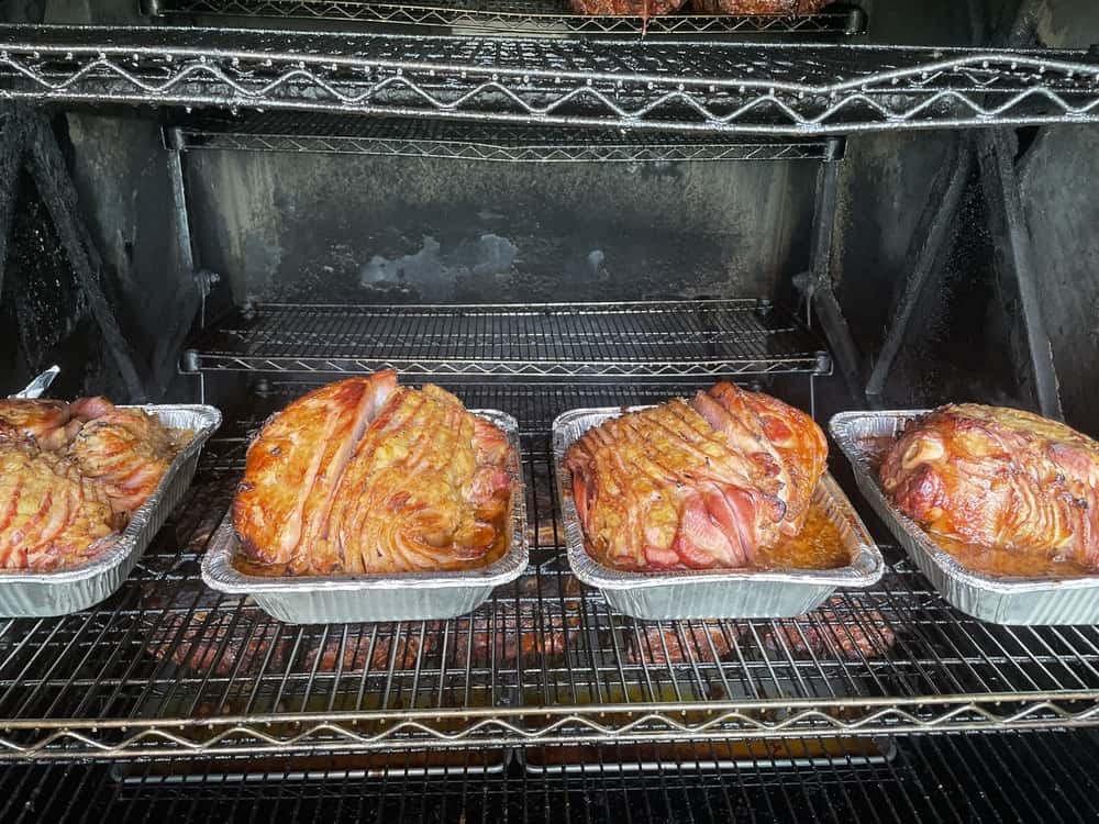Smoked Ham at Smoking Pig BBQ Thanksgiving