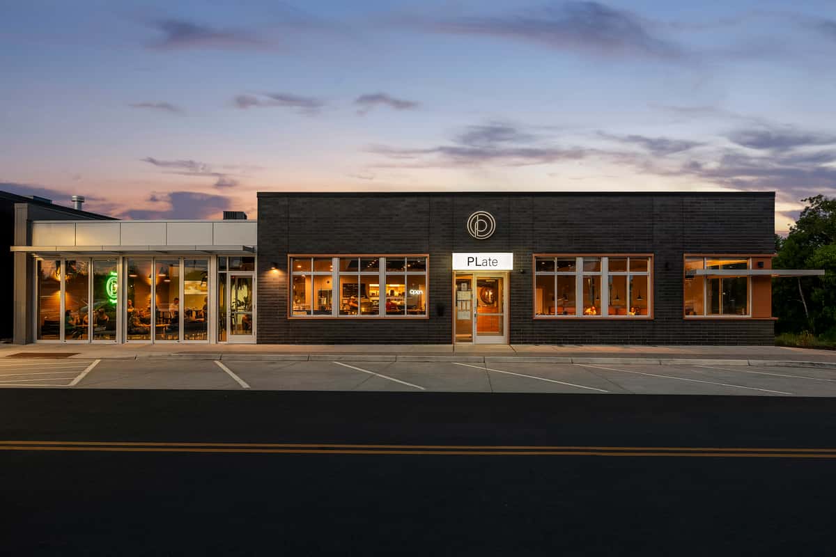 West exterior of restaurant