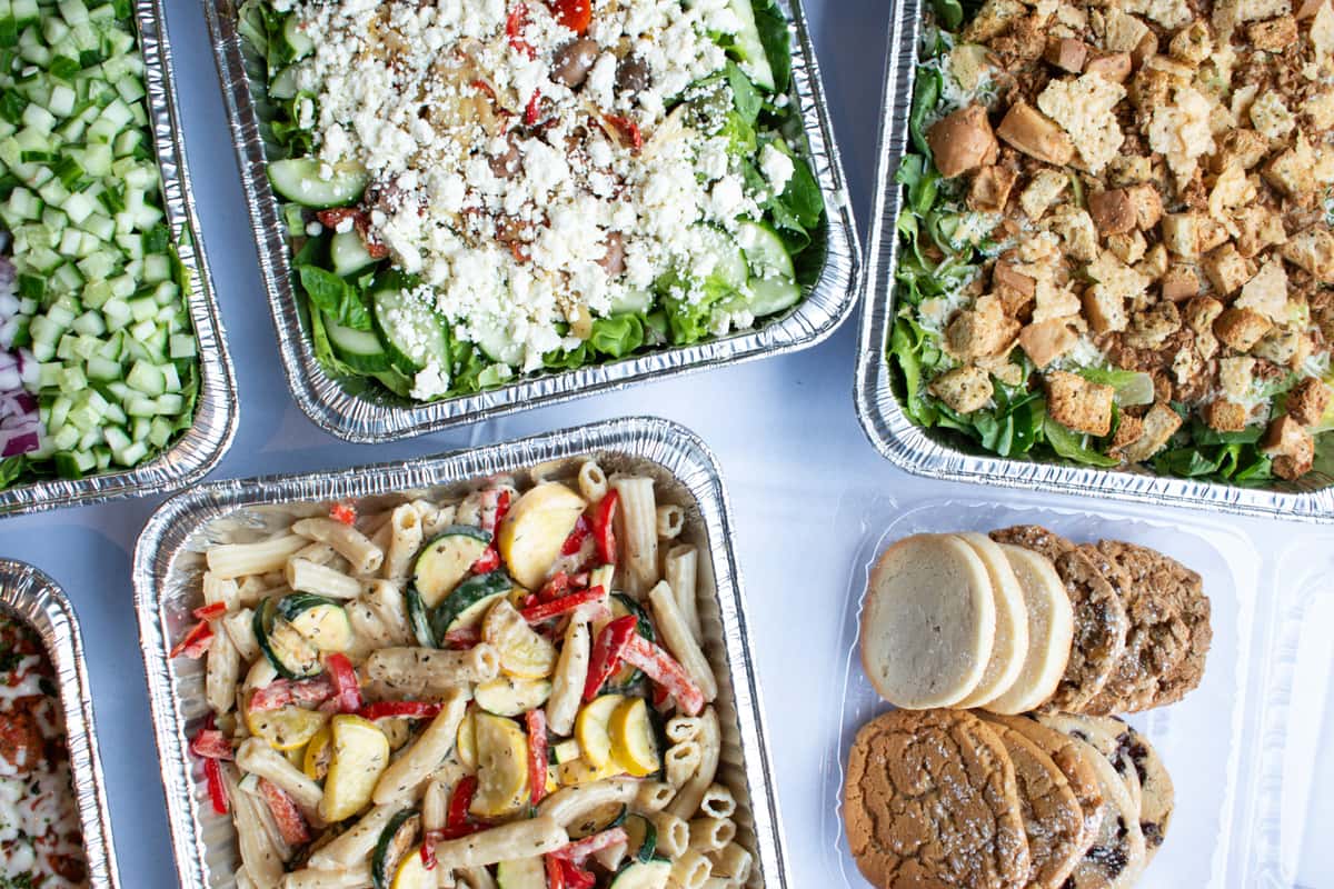 Osteria catering spread