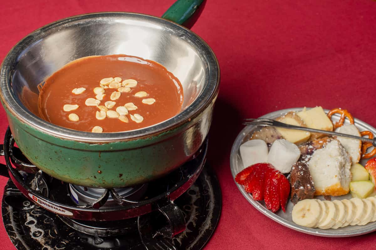 Peanut Butter Chocolate Fondue
