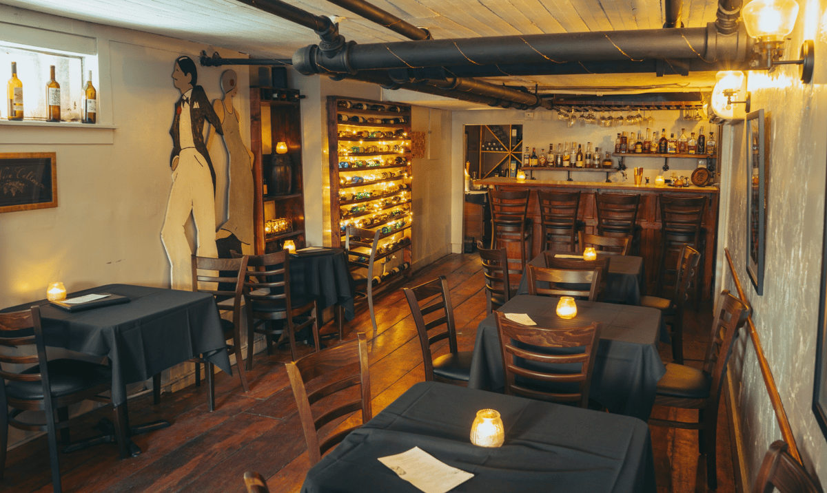 Interior view of dining room
