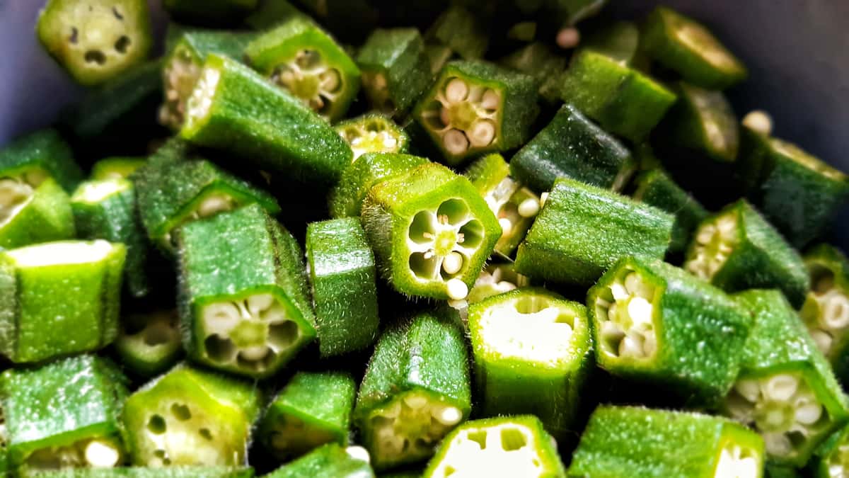 Fresh okra