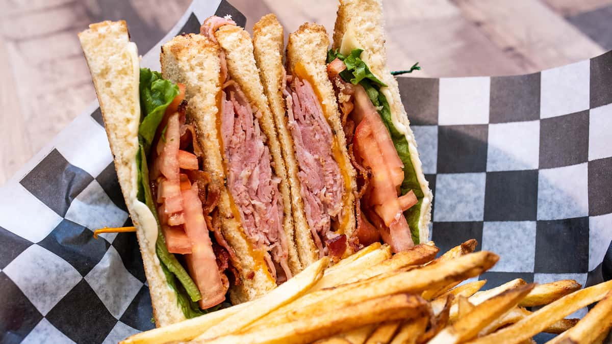 Club Sandwich - Menu - Triple Threat Sports Bar - Sports Bar in Midland, TX