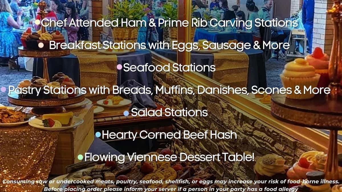 brunch buffet union station northampton massachusetts new england brunch buffet bellini mimosa