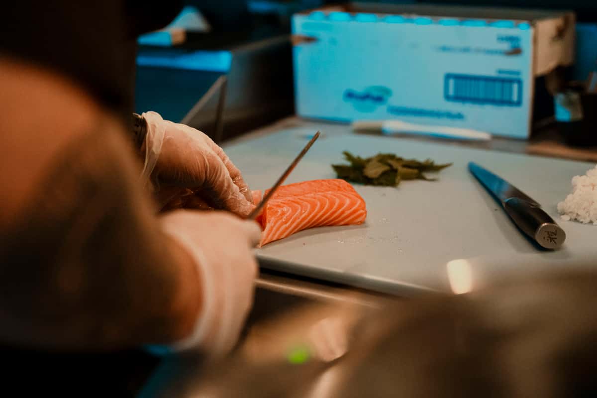 In the making of a sushi roll