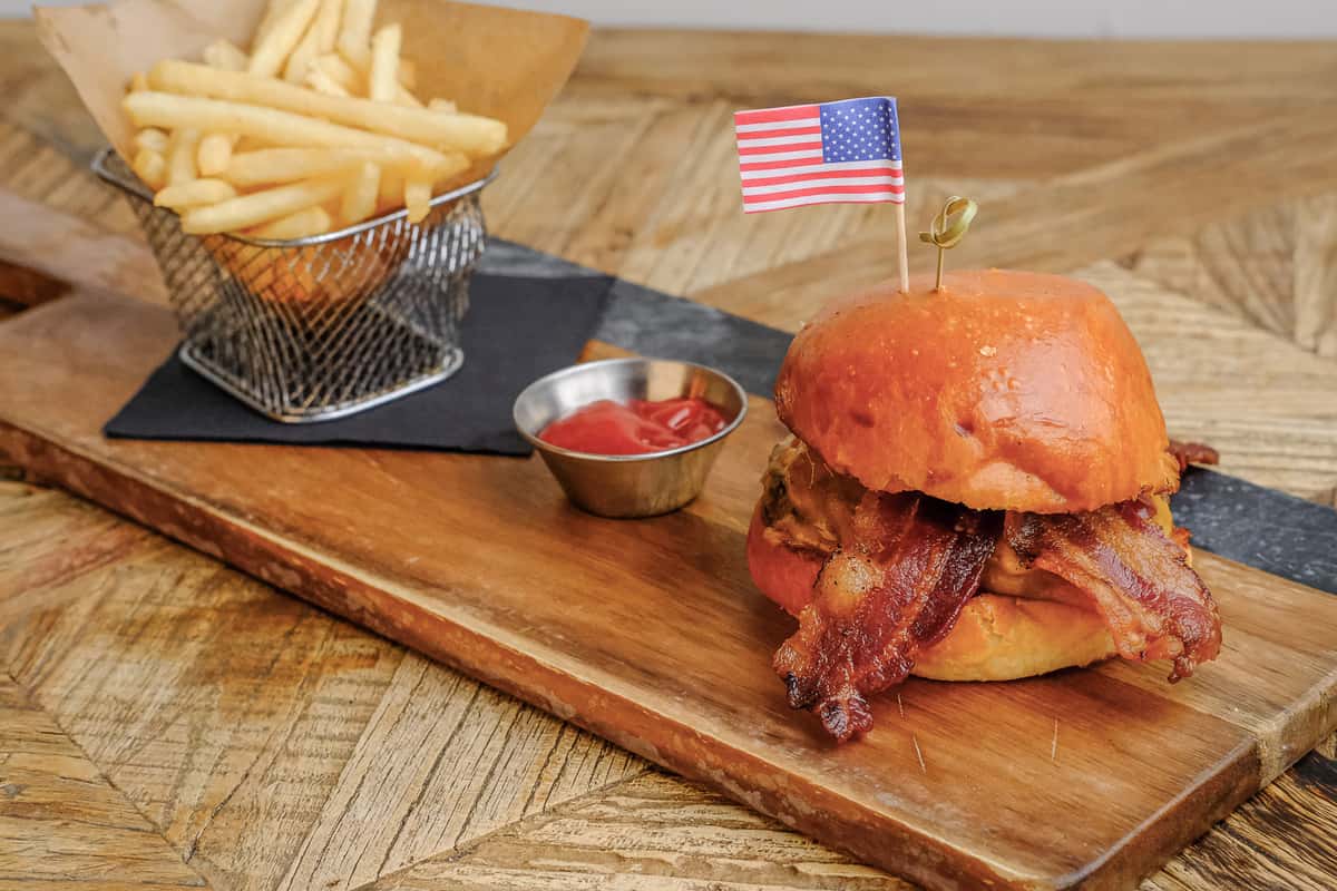 All American Bacon Cheese Burger