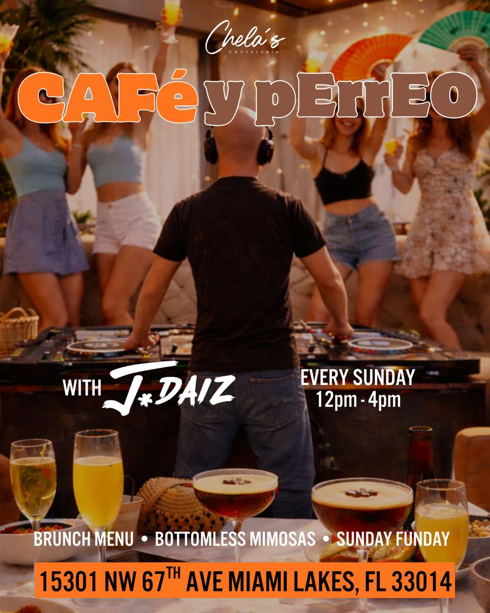 Cafe y Perreo Sundays at Chela's