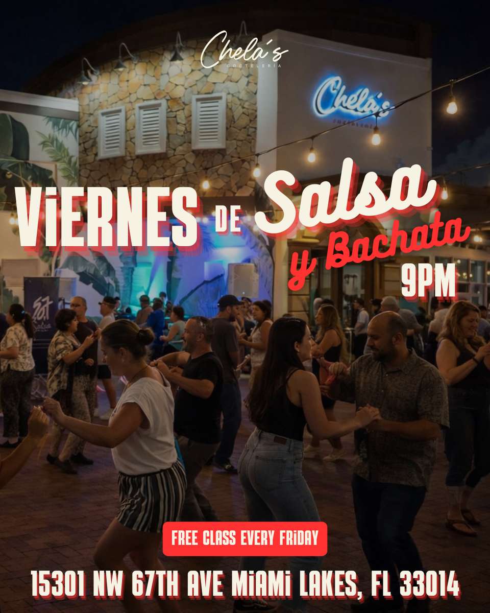 Chela’s Con Salsa flyer