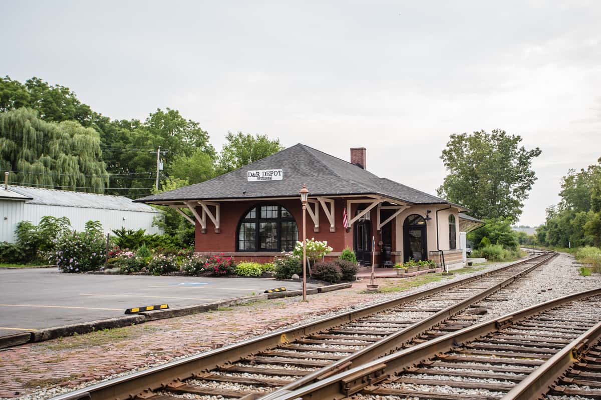 History D & R Depot Restaurant Diner in Le Roy, NY