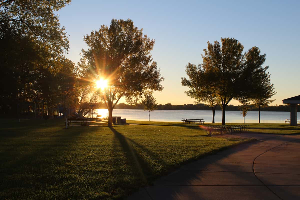 Park at Sunset