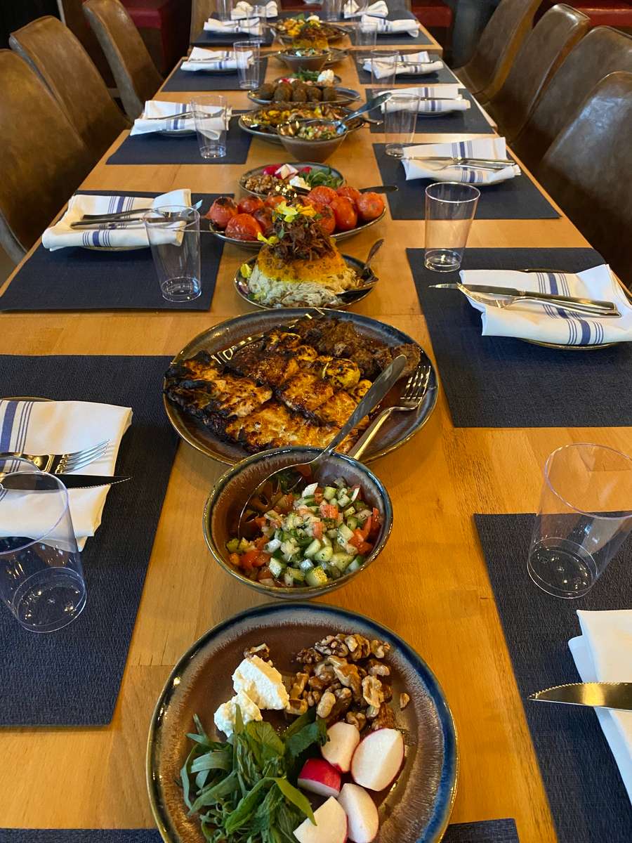table of food