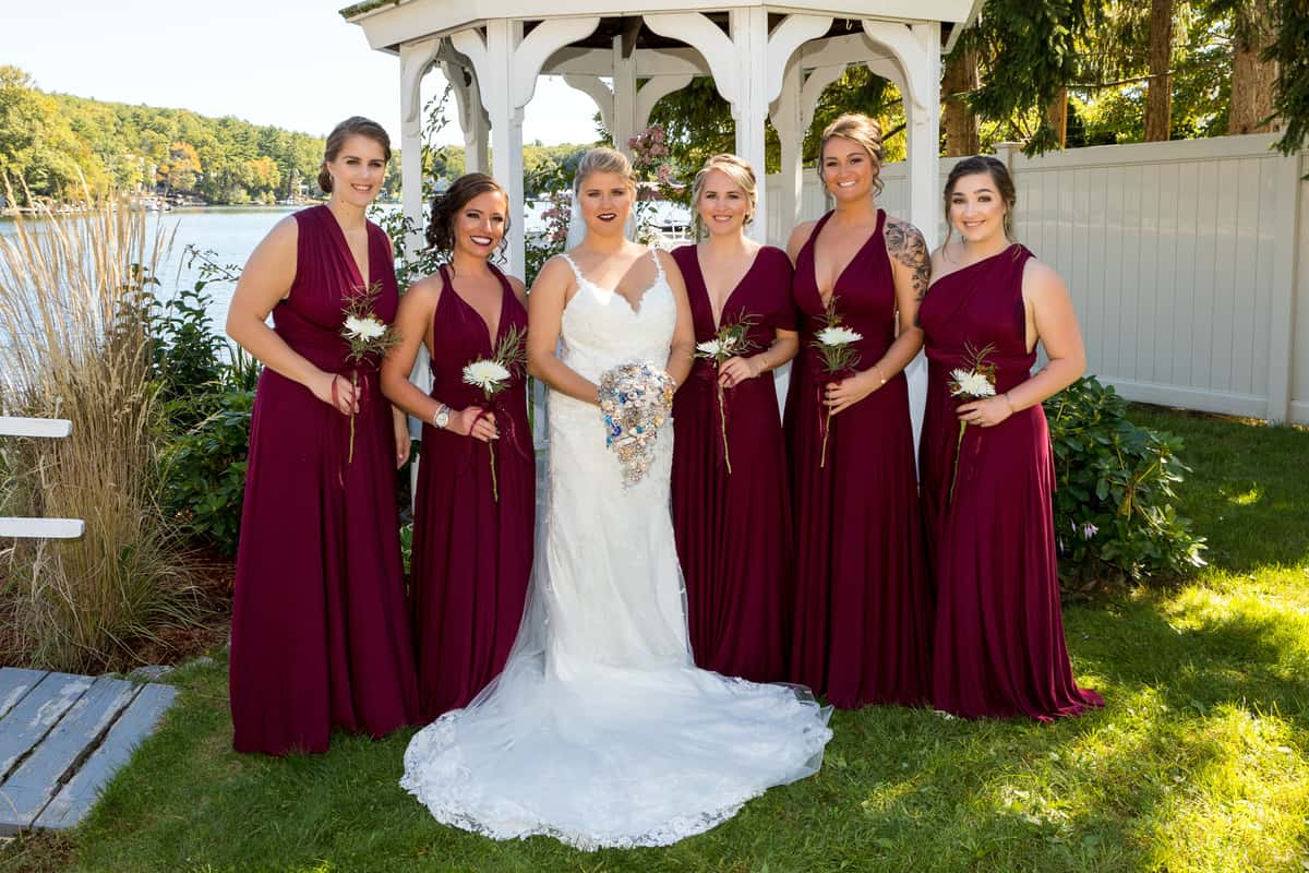 bride and bridal party