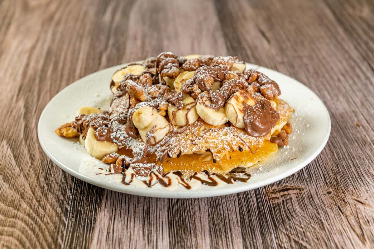 Banana nuttela Pancake