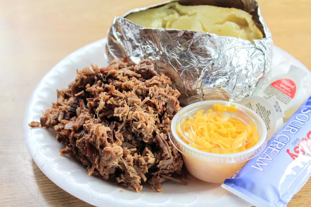 Baked Potato with Meat