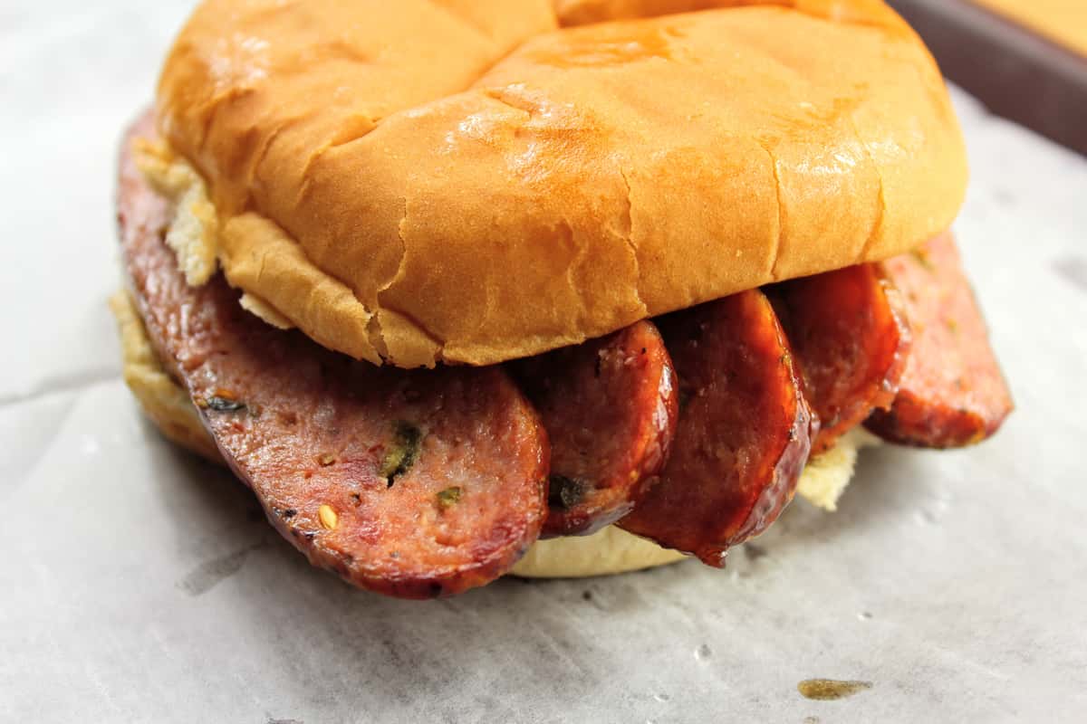 Jalapeno Sausage Sandwich