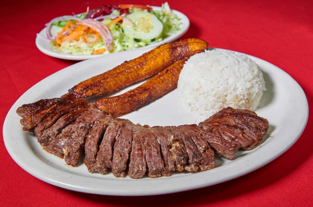 Grilled skirt steak