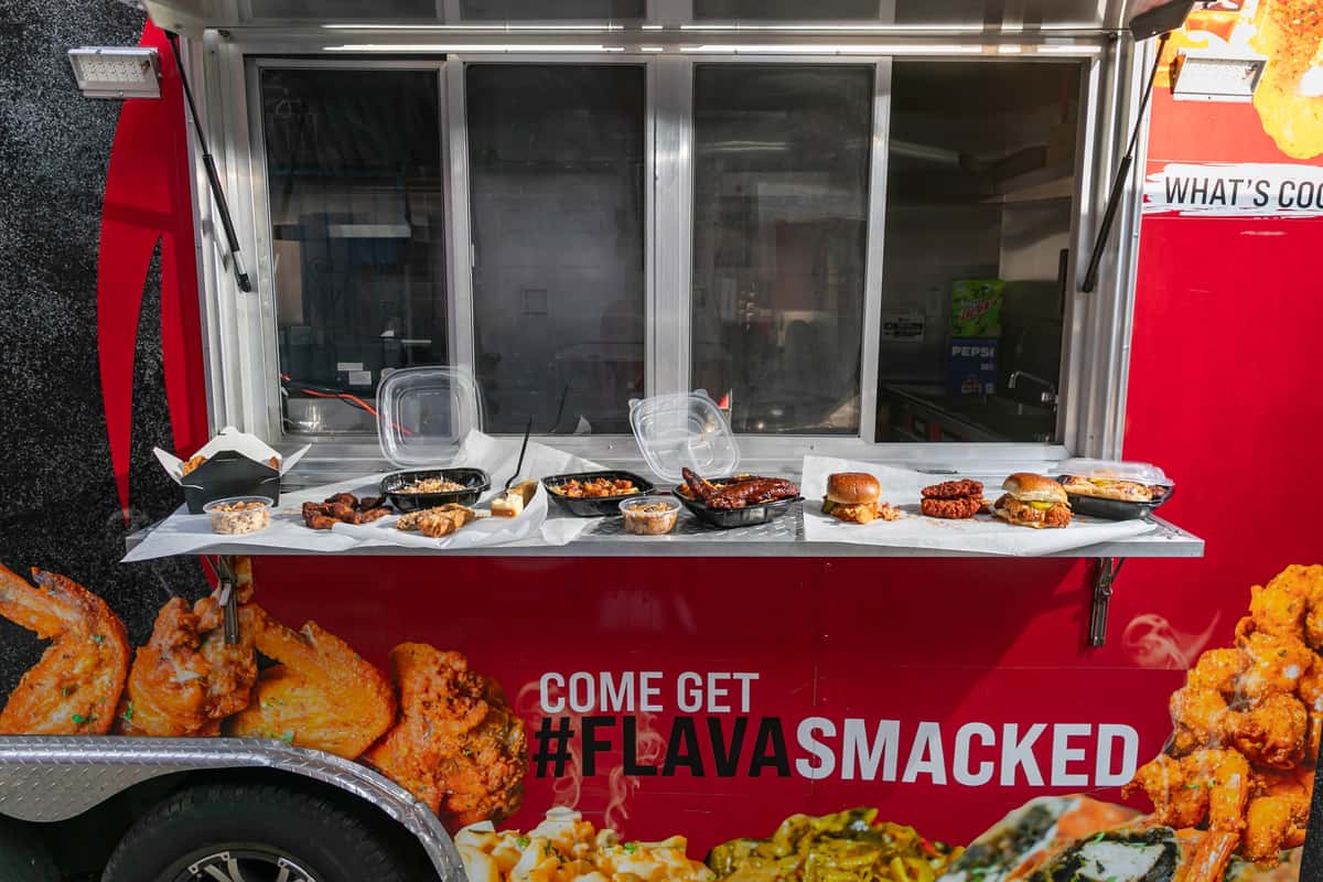 exterior of food truck