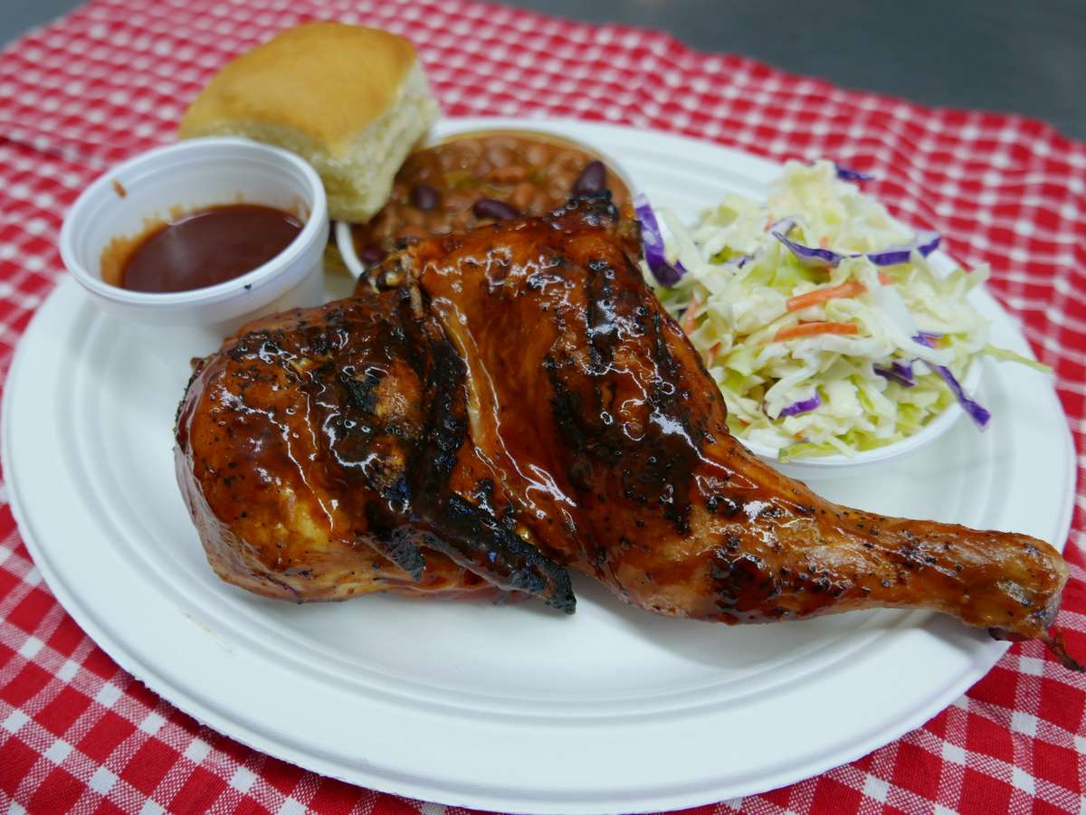 bbq chicken leg
