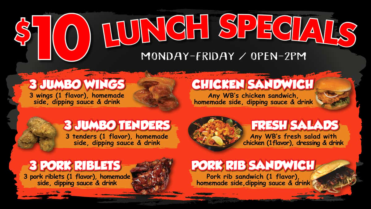 lunch specials