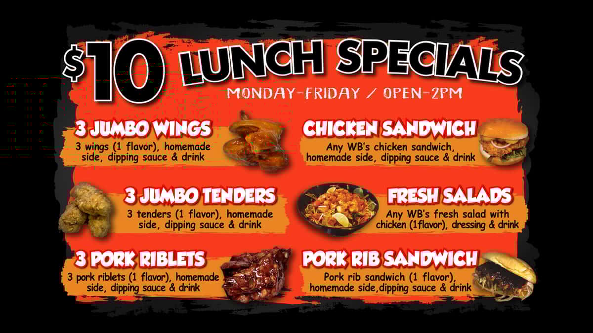$10 LUNCH SPECIALS