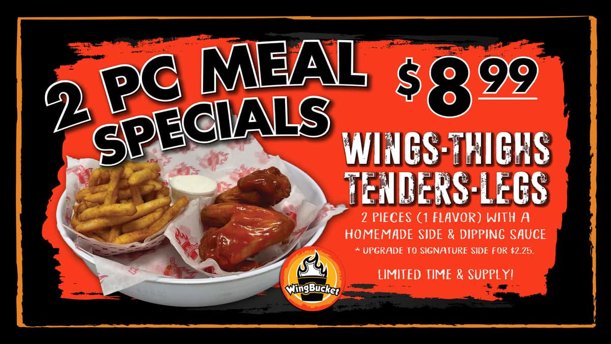 2 PC MEAL - $8.99