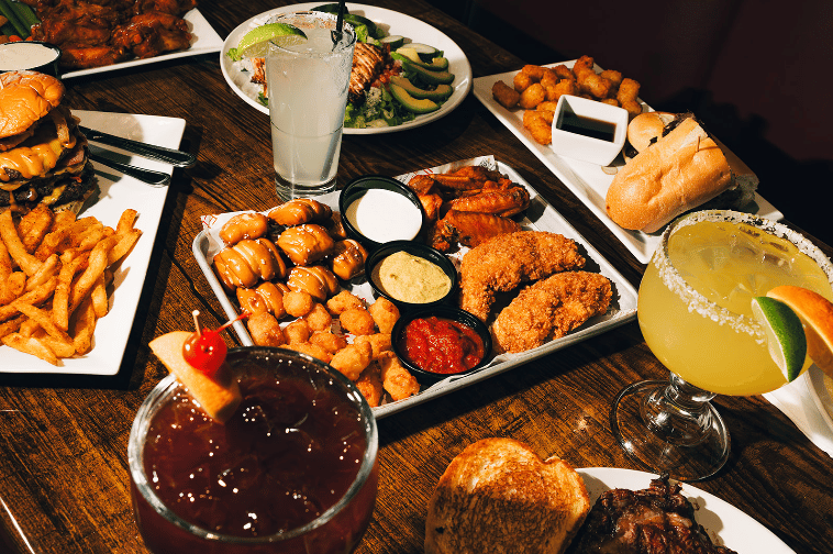 overview food shot