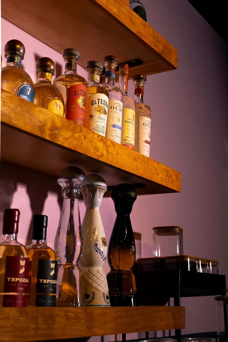 bar shelves