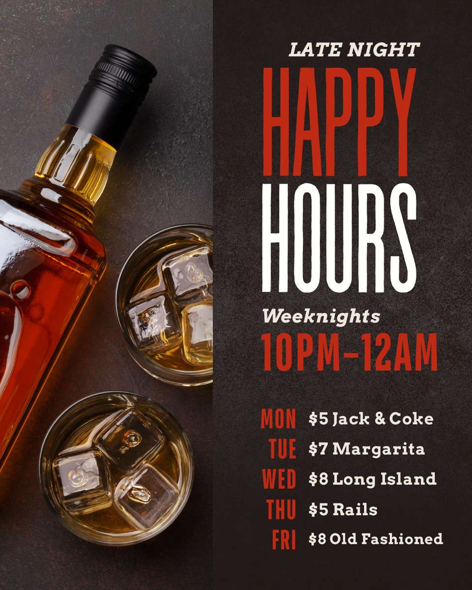Late Night Happy Hour