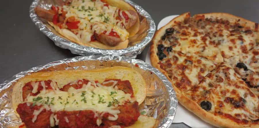 pizza and subs