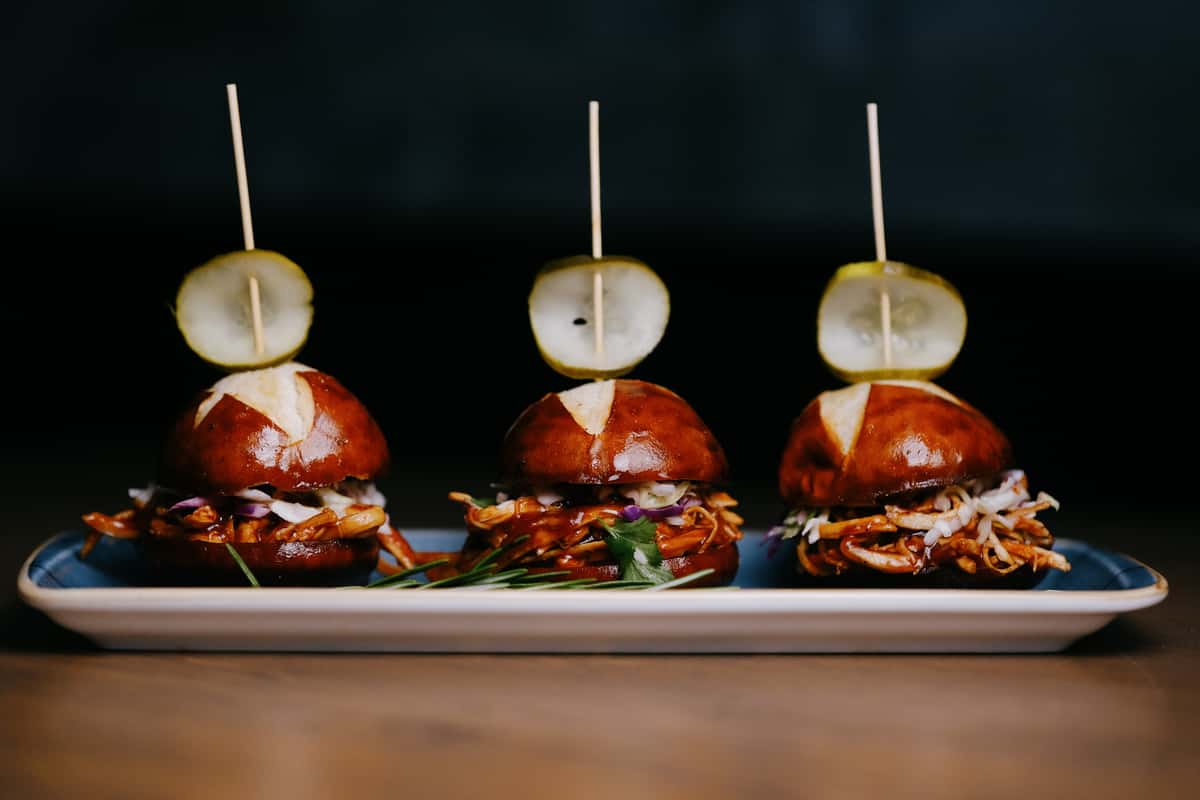 chicago restaurant and bar with chicken sliders 