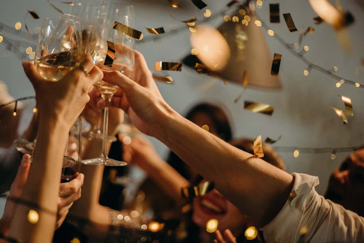 people celebrating