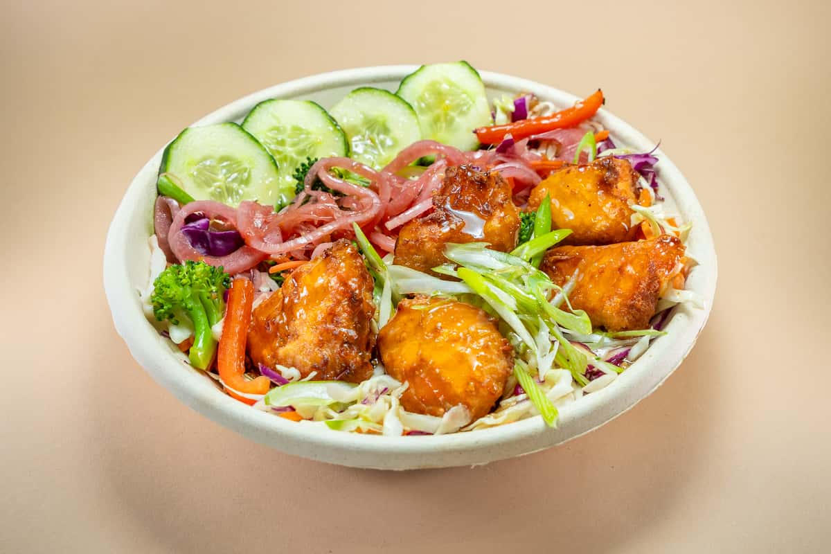 Orange Ginger Chicken Bowl