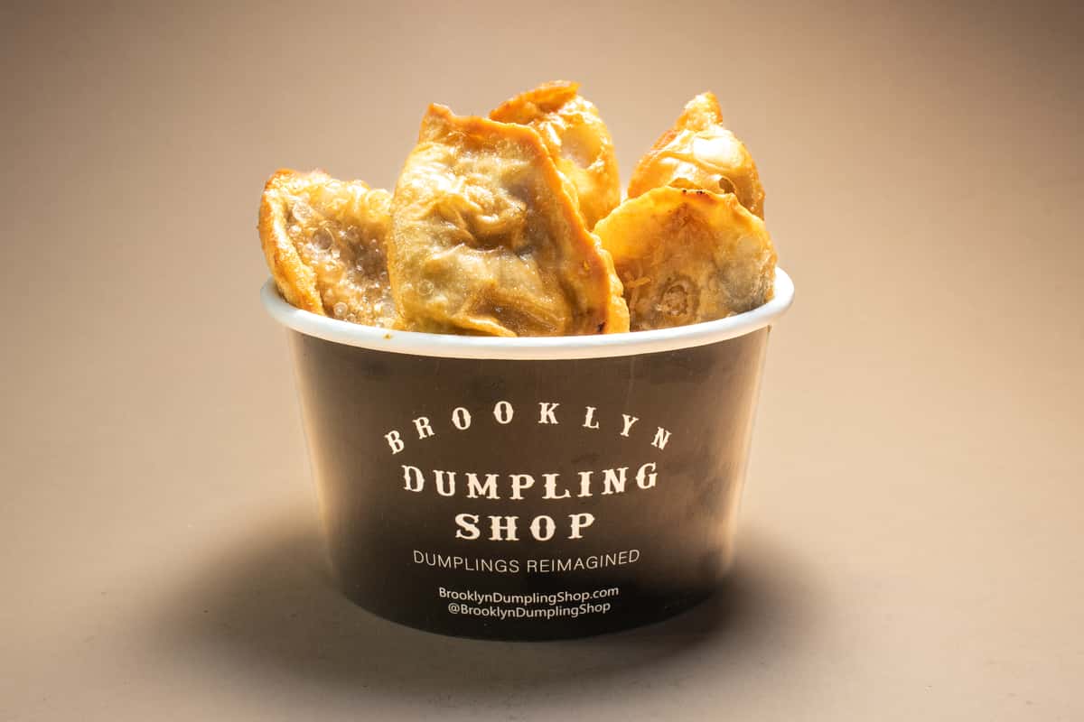 Fired Dumplings in a cup