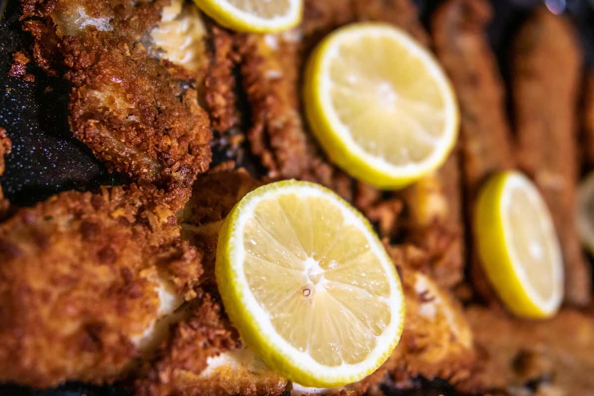 fish and lemon