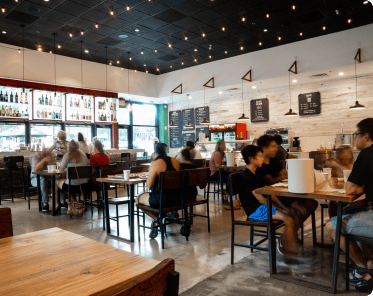 people dining