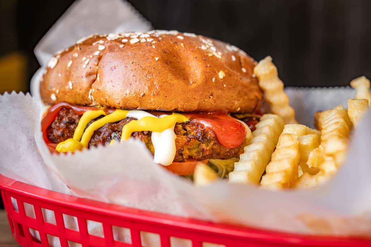 Char Vegan Burger