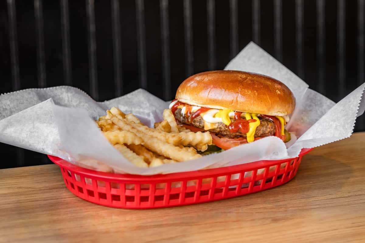 Char Double Cheeseburger