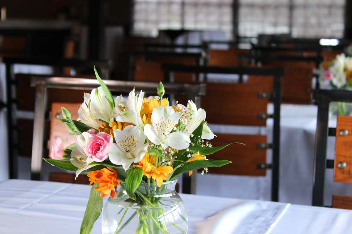 Banquet Room Flowers