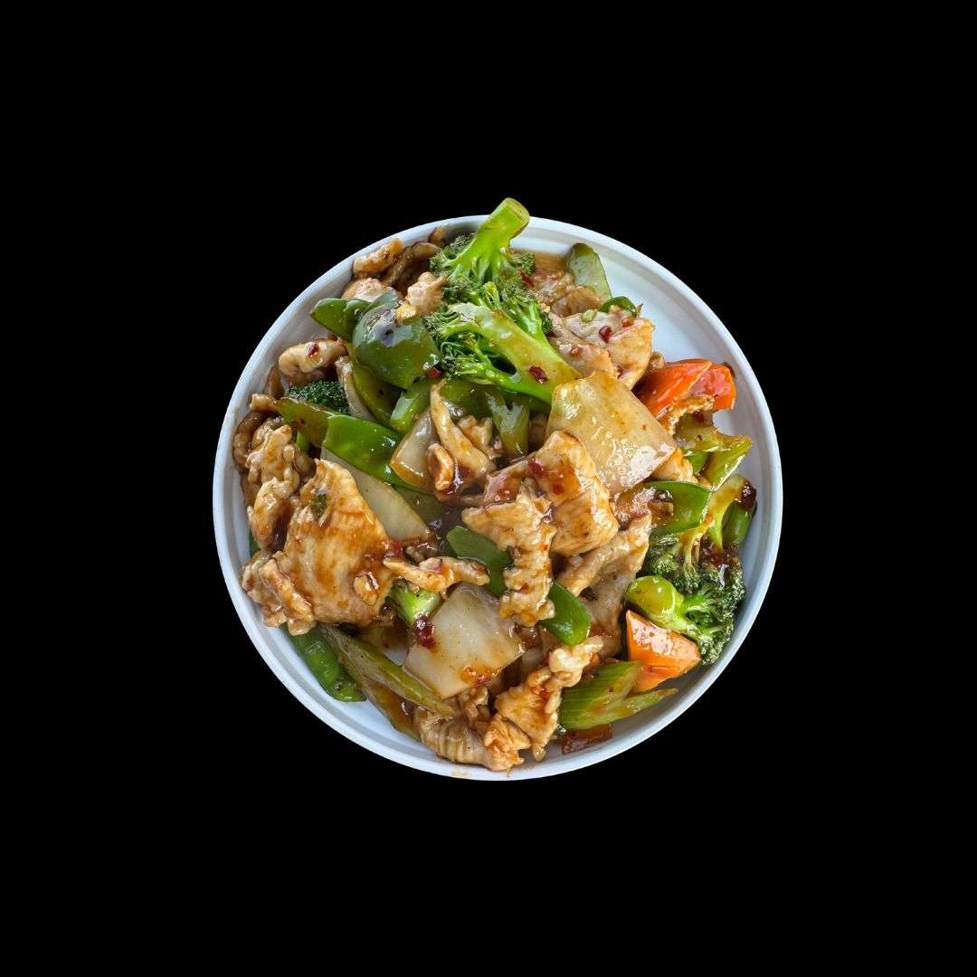 Comes with white rice (Photo: Szechuan Chicken)