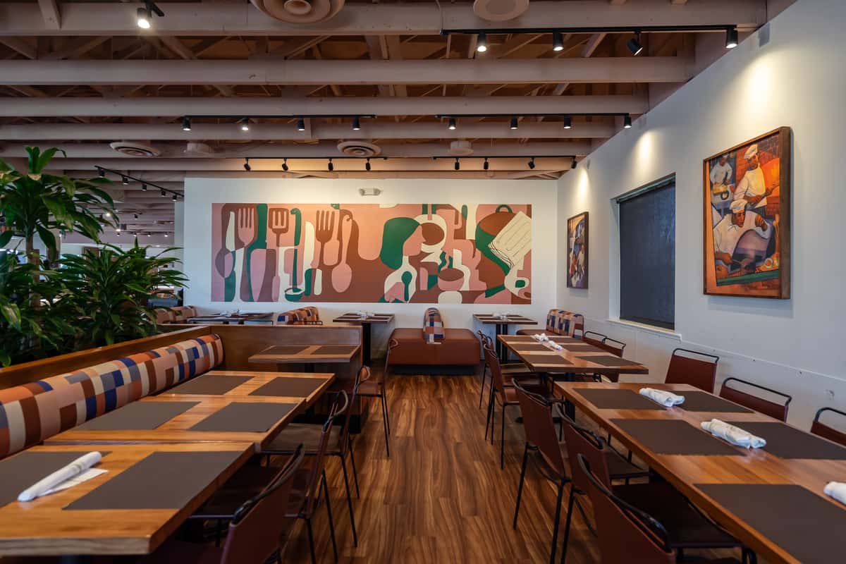 Interior dining and event space
