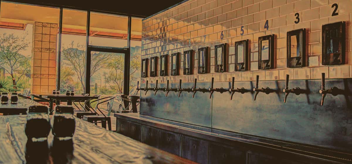 tap room interior