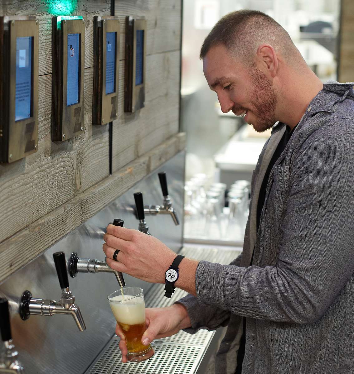 beer tap wall