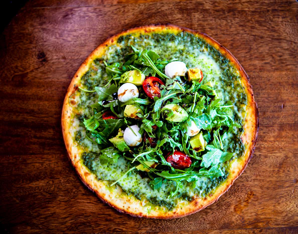 Arugula Pesto Pizza Salad - Menu - zpizza - Pizza Restaurant