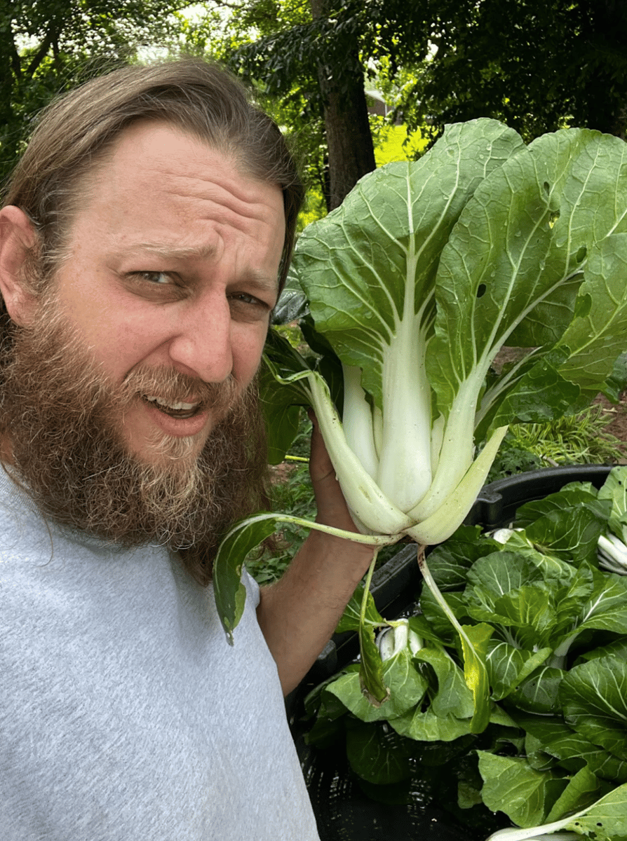 farmer outside