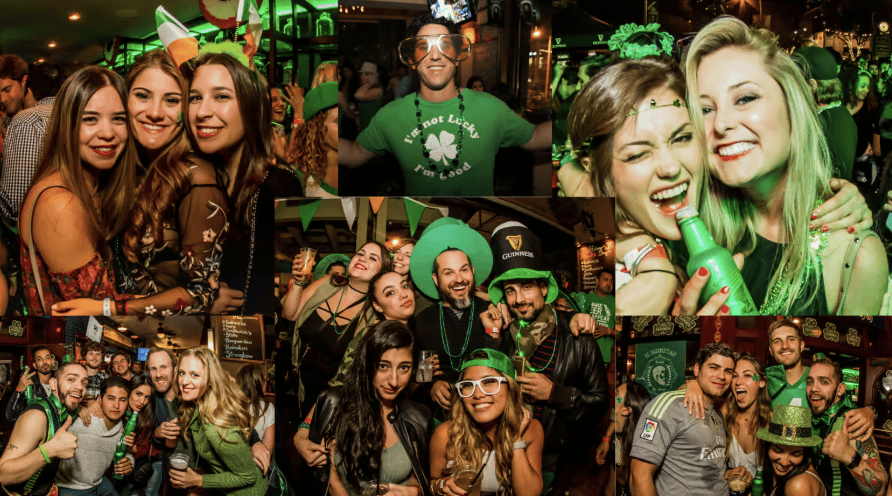 st patricks day collage